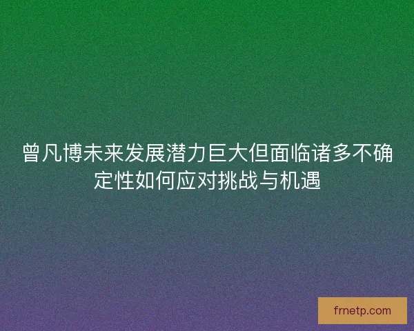 曾凡博未来发展潜力巨大但面临诸多不确定性如何应对挑战与机遇